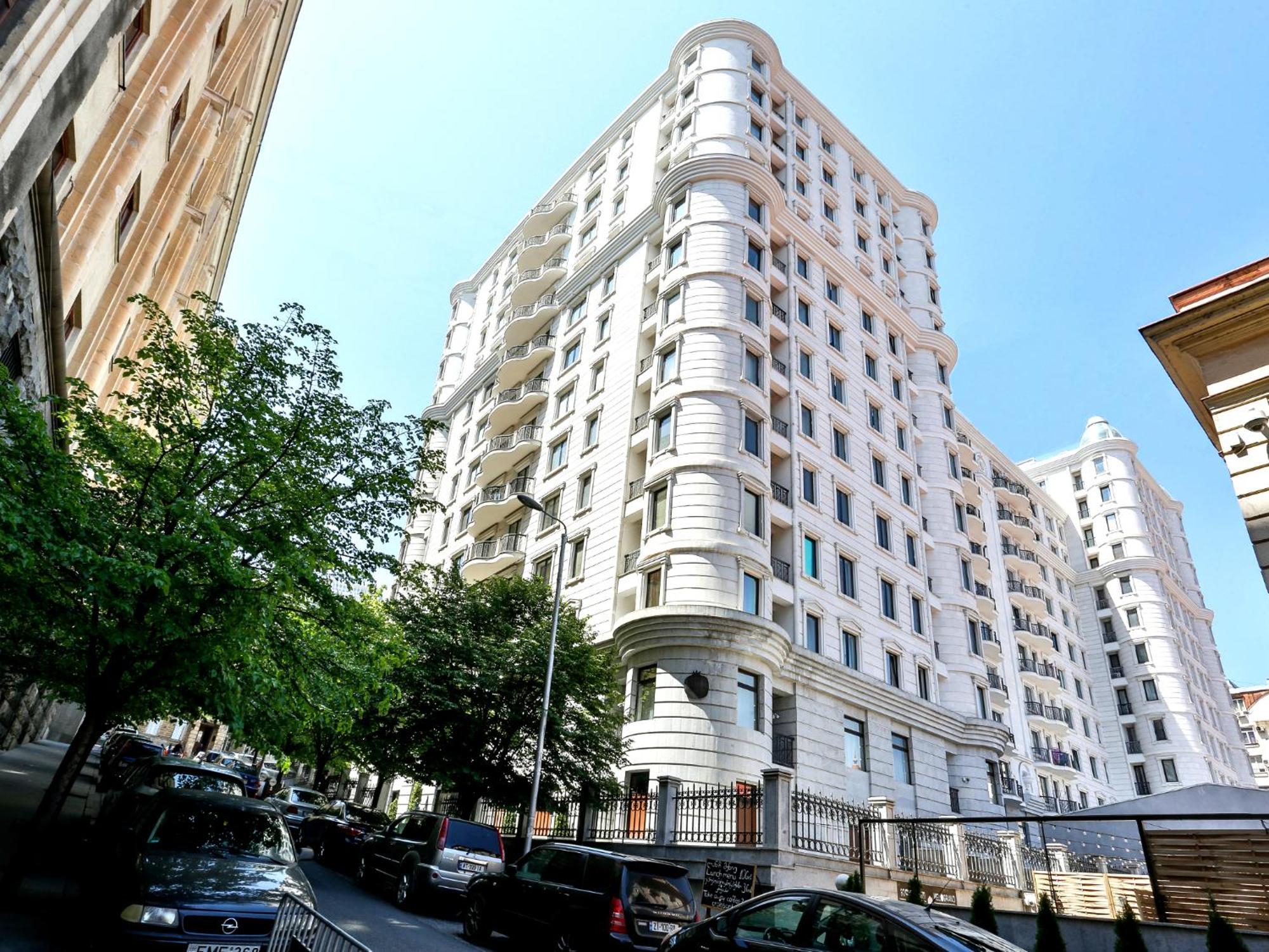 Serviced Apartment On Rustaveli Avenue 9 Tiflis Exterior foto